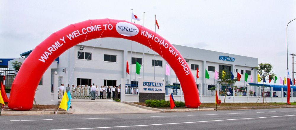 Viet Bokuto factory opening ceremony at VSIP II, Binh Duong